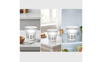 Yogurt Strainer with Lid Lidded Yogurt Strainer Cup Reusable Mesh Strainer Basket for Kitchen