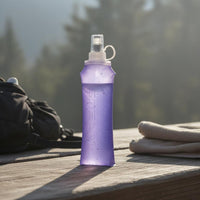 TPU Sports Container Heat-Pressed Soft Container TPU Soft Water Bottle Portable Drinkware Lightweight for Athletic Use