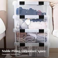 Under-Bed Storage Box Airtight Seal Closet Organizer Easy to Clean for Dorm Room