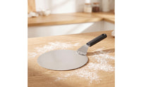 Stainless Steel Pizza Peel Round Pizza Transfer Peel Flat Utensil for Oven