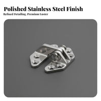 Sturdy Duty Detachable Hinge Stainless Steel Deck Hinge Watercraft Hardware Mirror Polished Easy to Install