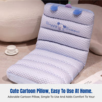 Adjustable Floor Cushion, Cartoon Animal Sofa Seat, Folding Mat for Study Nook, Game Area
