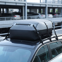 Car Rooftop Cargo Carrier with Straps Reflective Car Roof Rooftop Storage Bag Secure for Camping