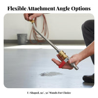 Brass Construction Pressure Washer Wand with Ball Valve Anti 1/4 Inch Quick Connect Spray Lance Leak Proof