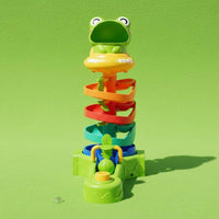 Frog Track Toy Interactive Play Rotating Ball Track Game Early Learning for Young Children