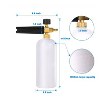 Car Wash Foam with Nozzles 5 Spray Nozzle Tips Car Cleaning Foam