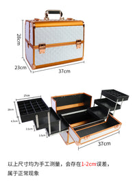 Portable Makeup Organizer Box for Eyelash and Nail Tools