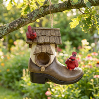 Birdhouse Ornament Decorative Garden Decor Outdoor Bird Habitat for Gardeners, Patio