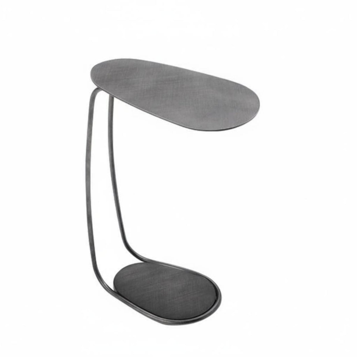 Narrow silhouette C-Shaped Couch Table Light Luxury Aesthetic C-Shaped Snack Table Space-Saving Design Living Room Furniture Movable for Apartment Dwellers, Remote Workers, Homeowners, Sofa Side, Small Spaces, Home Office, Bedroom