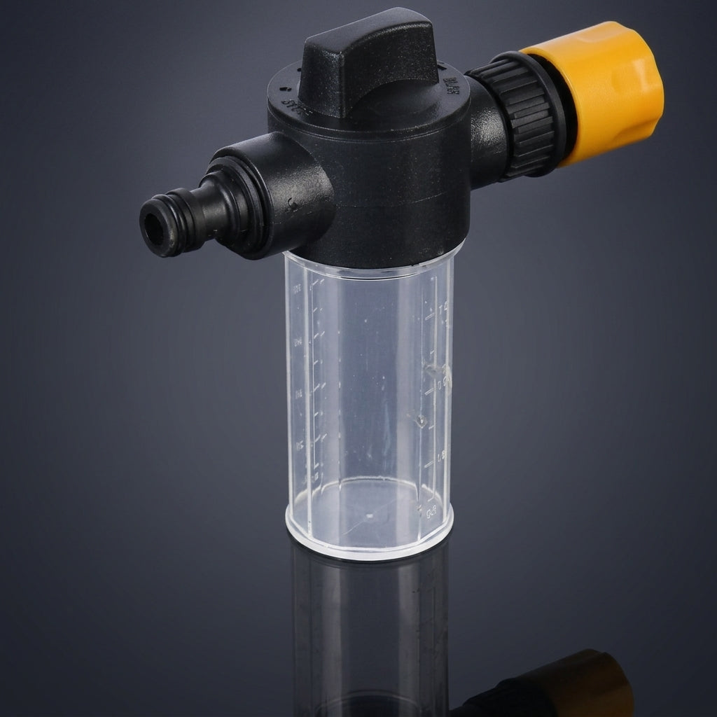 Soap Dispenser for Car Cleaning and Professional Car Wash, Clear Foam Sprayer with Handle, Adjustable Foam Water Sprayer, Garden Hose Spray Gun