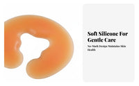 Silicone Face Down Pillow Comfortable U-Shaped Spa Pillow Easy to Clean U-Shaped Face Cradle for Estheticians, Clients, Beauty Salon, Home Use, Travel