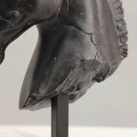 Horse Head Sculpture Rustic Horse Head Statue Retro for Entryway, Study