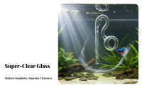 Fish Tank Inflow Pipe Oil Film Removal Aquarium Surface Skimmer Pipe Gentle Water Current Aquarium Surface Skimmer for Aquascapers