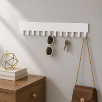 Jewelry organizer for teenagers, hanging metal jewelry stand, space-saving jewelry storage without drilling for bedroom, Gold