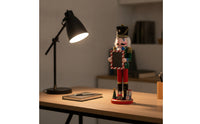 Nutcracker with Message Board Decorative Nutcracker with Blackboard Collectible Holiday Decoration for Mantel, Entryway