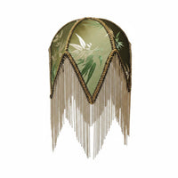 Bamboo Leaf Lampshade Handcrafted Tassel Pendant Lamp Cover Warm Atmosphere Lamp Shade for Buyers, Contractors, Restaurant, Guesthouse