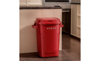 Compact Trash Bin with Lid Modern Trash Can with Lid Lightweight Wastebasket Convenient for Apartment