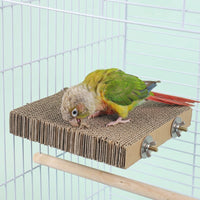 Parrot Toy Shredding and Beak Grinding Toy for Molar Health, Paper Enrichment Hanging Cage Accessory, Boredom Relief Habitat Addition