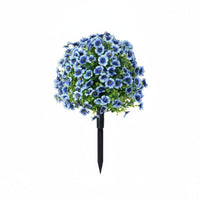 Artificial Petunia Stake No Maintenance Fake Petunia Flower Stake Outdoor Decoration Home Decor for Yard