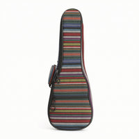 Ukulele Backpack Ethnic-Style Ukulele Bag with Pocket Woven for Students, Travel, Lessons, Rehearsals