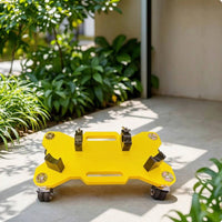 Kart Tow Frame Low-Profile Kart Trolley with Caster Wheels Heavy-Duty Rolling Stand for Garage Storage, Workshop