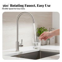 Gooseneck Drinking Faucet Universal Fit control handleHandle Dispenser Tap for Pantry