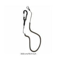 Fishing Rod Safety Rope Double Fasteners Fishing Rod Safety Lanyard Anti-Loss