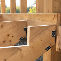 10 Pieces Reversible Adjustable Stair Stringer Hanger Connector Heavy-Duty Stair Stringer Hanger Anti-Rust Brackets Easy Installation for Builders, Decks