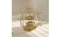 Coffee Pod Holder Wide-Mouth Coffee Capsule Organizer Mug Shaped Basket Compact Sturdy for Kitchen Counter