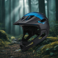 Bike Helmet with Detachable Chin Guard CE Certified Helmet with Detachable Chin Bar Impact-Resistant Removable