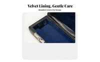 Portable Flute Case Safeguarding Padded Interior Leather Flute Case and Bag Lightweight Design for Musicians, Travel, Rehearsals