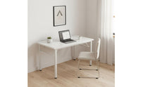 Multifunctional Folding Computer Desk Stable Structure Folding Desk Wide Tabletop Collapsible Computer Table Easy to Clean for Students