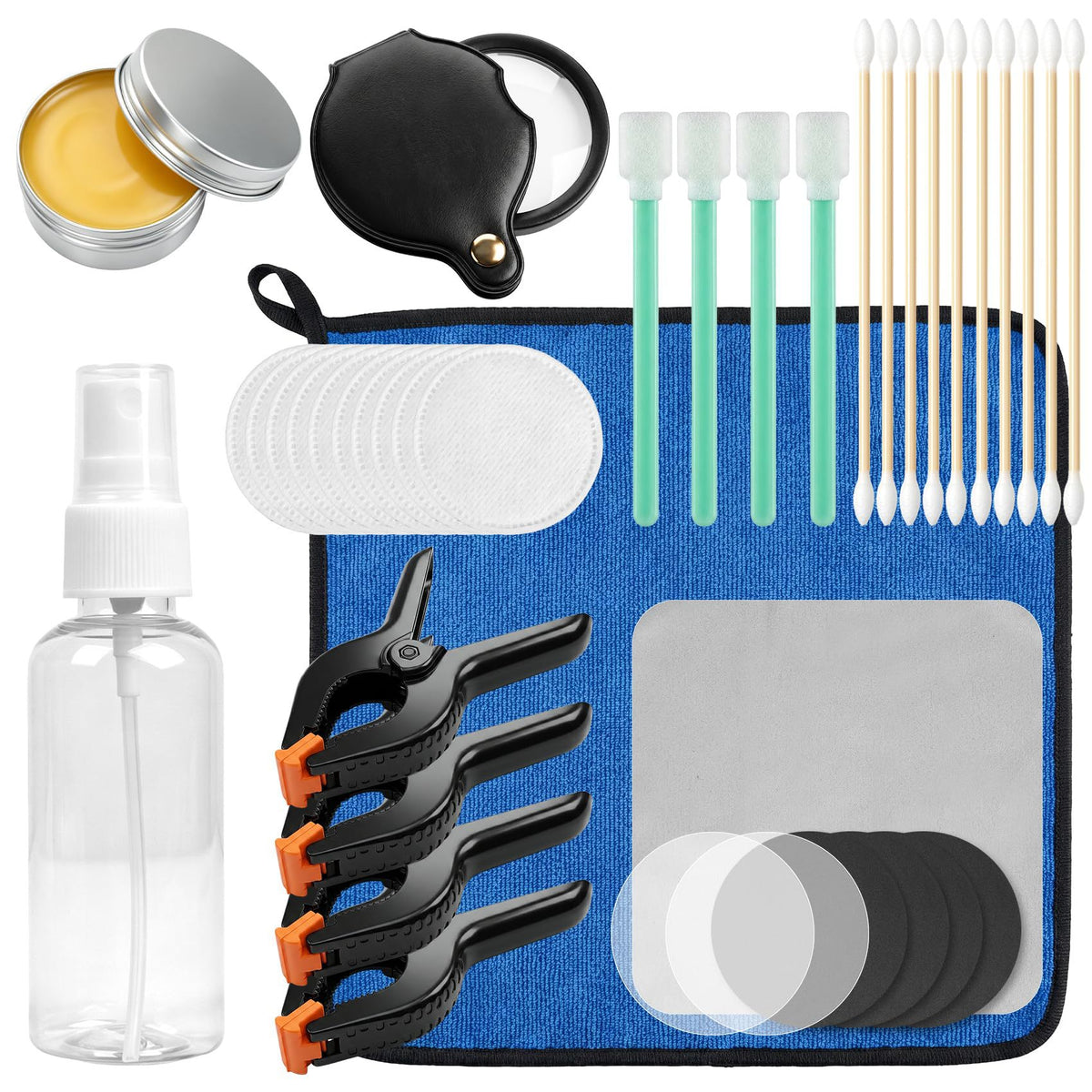 10-in-1 Card Cleaning and Repair Kit with Polishing Cream and EVA Foam Pad