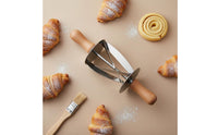 Croissant Cutter Efficient Cutting Croissant Cutter Triangle Pastry Cutter Food-Grade Material Baking Supply Easy To