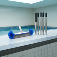 Easy to Maneuver Stainless Steel Pool Brush Rust Stain Removal Pool Scrubber Brush