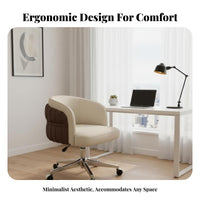Height Adjustable backlessless castor Chair Modern design Vanity Stool Ergonomic Design Home Furniture 360-Degree pivot for Women, Students, Adults, Bedroom, Study Room, Office