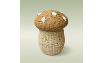 Toadstool Basket with Lid Lidded Toadstool Storage Basket Adorable for Playroom
