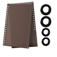 4 Pieces Wear-Resistant Lounge Chair Replacement Material High Elastic Synthetic Mesh Chair Material Anti-Aging Recliner Sling Mesh Breathable for Beach, Camping, Office