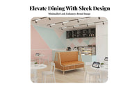 Wall-Side Design eatery Bench and Table Combo Space-Saving Bench-and-Table Combination Modern design Booth Seating Comfortable Cushioning for Restaurant Owners, Milk Tea Shop, Lounge Area