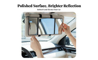 Vehicle Sun Visor Mirror Foldable Sun Visor Mirror High-Resolution for Travel