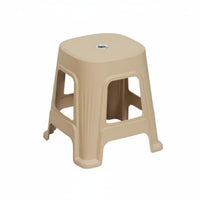 Thickened Design Stackable Square Stool Space-Saving Household Furniture Sturdy Backless Seat Easy to Clean for Families, Office Workers, Living Room, Kitchen, Bedroom, Bathroom