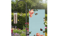 Shepherds Hook with Flag Holder Multi-Prong for Patio