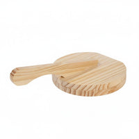 Wooden Dumpling Wrapper Press Wooden Dumpling Skin Press Finish Manual Pastry Presser Tool for Beginners