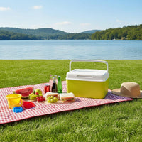 Portable Ice Chest Long-Lasting Insulation Camping Food Box Small Outdoor Meal Ice Chest Hot and Cold Use Hard Shell Ice Chest