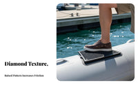 Plastic Trapezoidal Boat Plate Lightweight Trapezoid Stern Plate Boating Hardware Long-Lasting for Kayak, Paddle Boat
