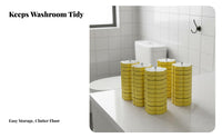 Toilet Brush Wall-Mountable Toilet Cleaning System Touch Disposal for Lavatory