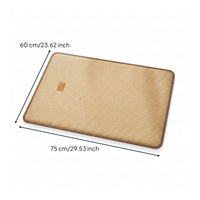 Breathable Bamboo Pet Mat Quick-Drying Dog Cooling Mat Washable