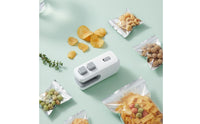 2-in-1 Bag Sealer and Cutter Portable Powered Bag Resealer Keeps Food Fresh Mini Heat Sealer
