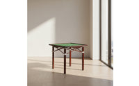 Cylindrical Metal Foldable Square Table Round Foot Caps Multipurpose Table Plastic Fittings Home Furniture for Mealtime