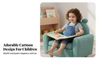 Kid-Sized Soft creature Character Chair Comfortable Seating Plush creature Sofa Chair Easy to Clean children's Furniture Supportive framework for Preschoolers, Toddlers, Parents, Kindergarten, Daycare Center, Playroom, story corner